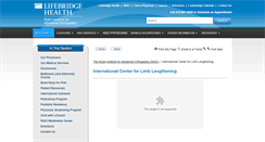 Desktop Screenshot of limblength.org