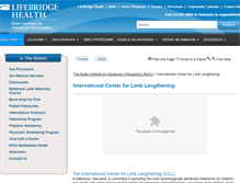 Tablet Screenshot of limblength.org
